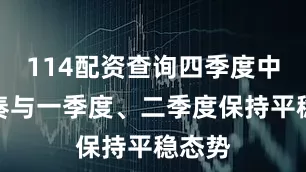 114配资查询四季度中标节奏与一季度、二季度保持平稳态势