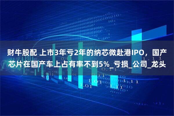 财牛股配 上市3年亏2年的纳芯微赴港IPO，国产芯片在国产车上占有率不到5%_亏损_公司_龙头